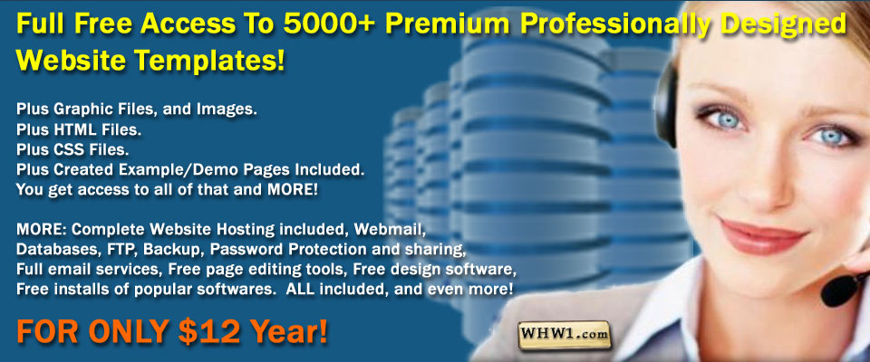 5000+ Professionally Designed Website Templates